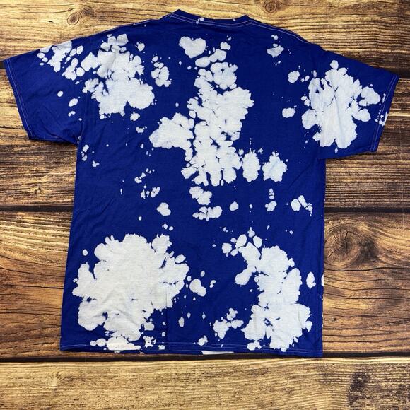 Iron Maiden Unisex T Shirt Small Graphic Blue Tie Dye Rock Music Sz XL - Picture 2 of 5